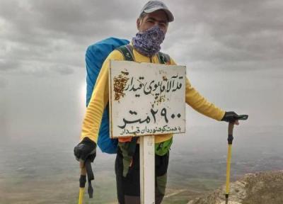 خبرنگاران ورزشکار پیوند اعضا ابهری به قله آلاقاپو خدابنده صعود کرد